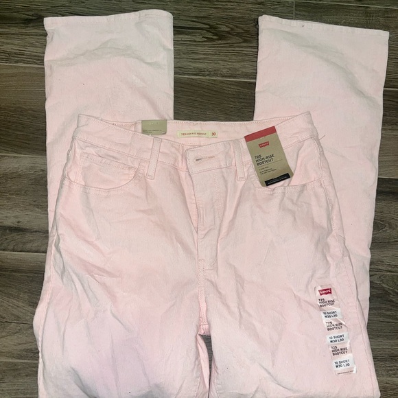 Levi's Denim - Levi's Women's Light Pink high rise bootcut Jeans